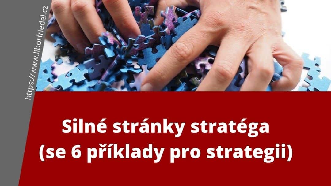 Silné stránky stratéga pro strategii